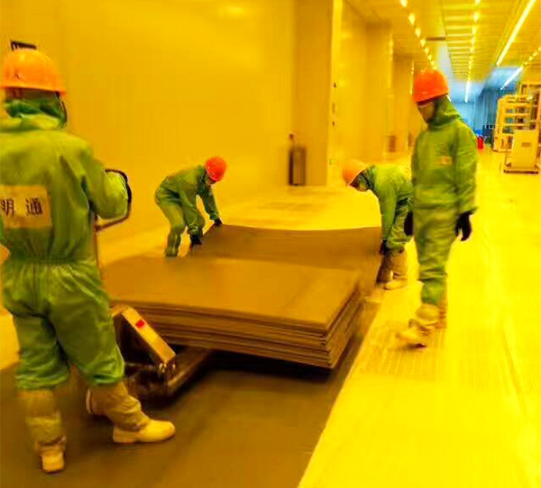 中國電子設備無塵室移位項目