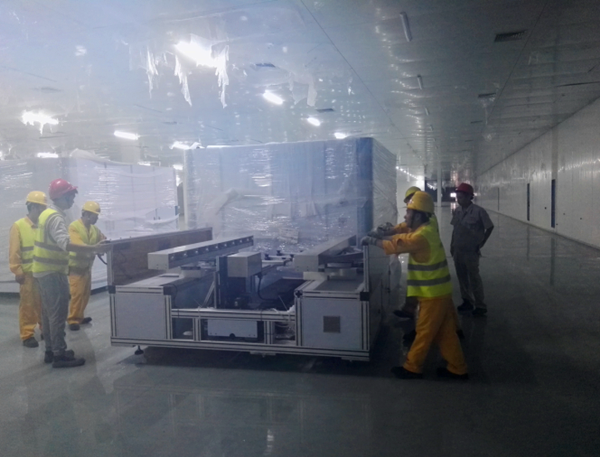 光伏pecvd設備搬入圖3 光伏pecvd設備搬入圖3