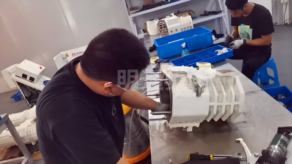 真空泵維修拆解維修流程_副本